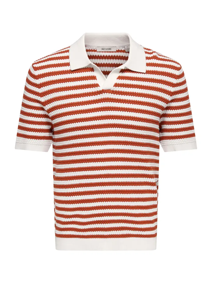 Only & Sons Jersey 'ONSSERGE'  rojizo / blanco