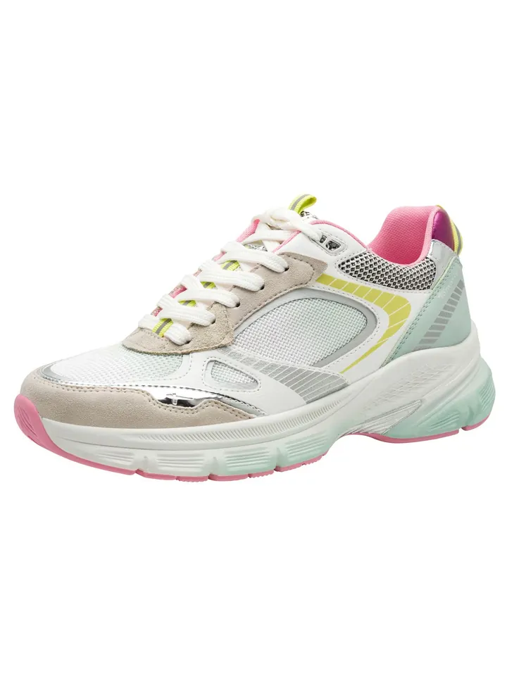 Tamaris Zapatillas deportivas bajas beige / curry / gris / blanco