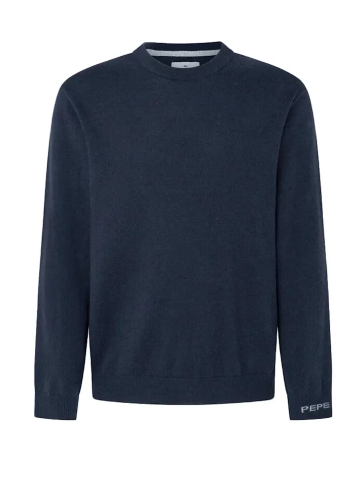 DIESEL Jersey 'Andre Crew Neck' navy