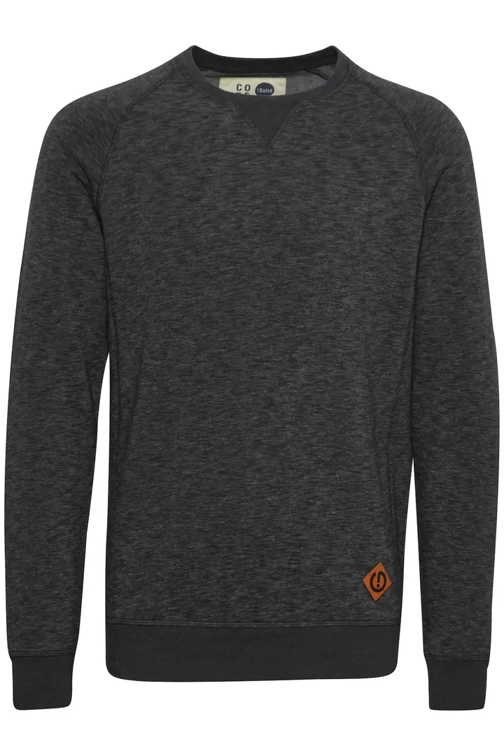 !Solid Sudadera marrón / gris