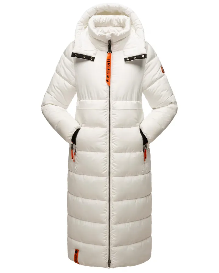 NAVAHOO Abrigo de invierno naranja / negro / offwhite