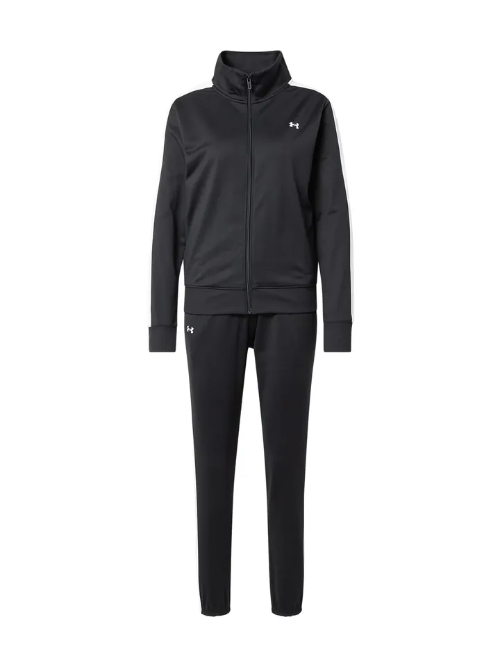 UNDER ARMOUR Chándal negro / blanco