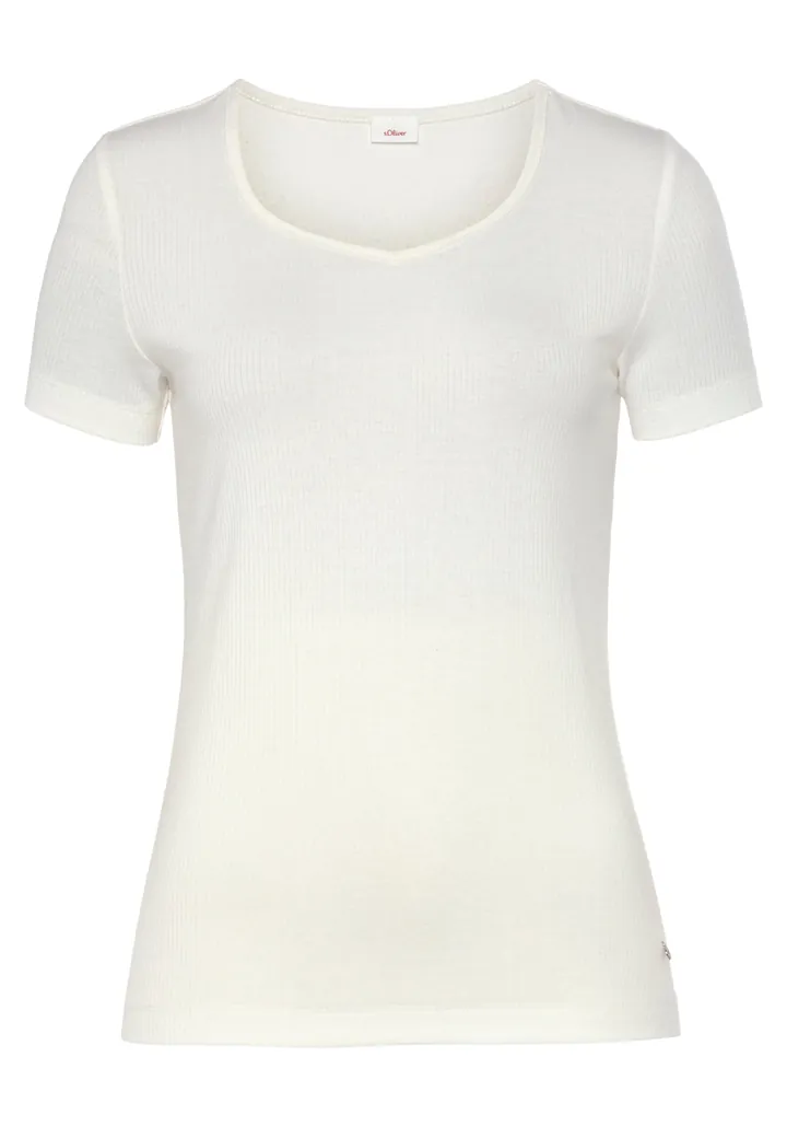 s.Oliver Camiseta ecru