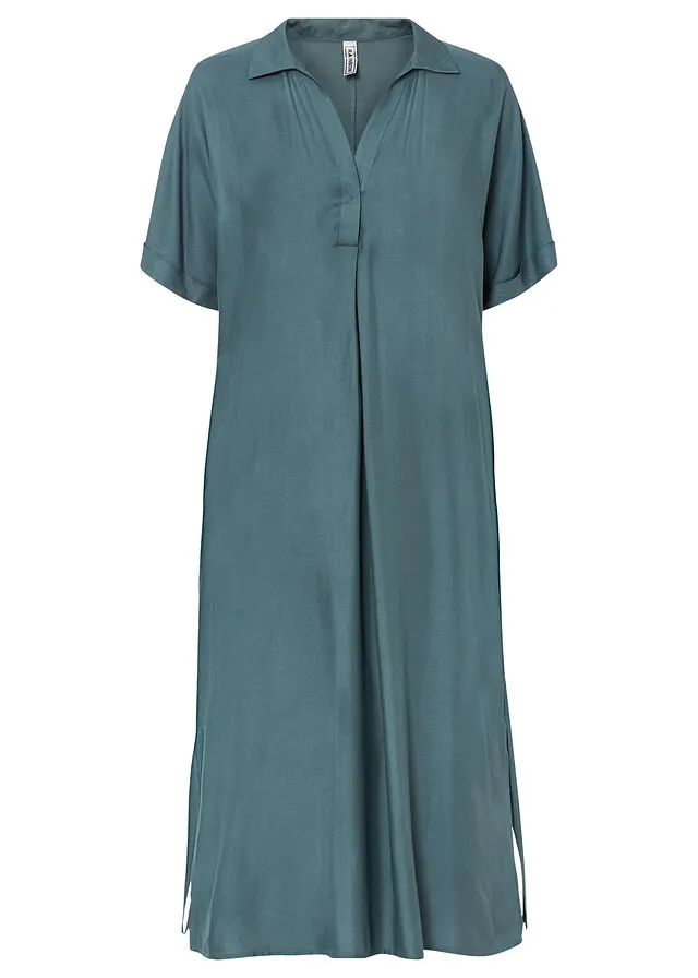 Vestido camisero con bolsillos