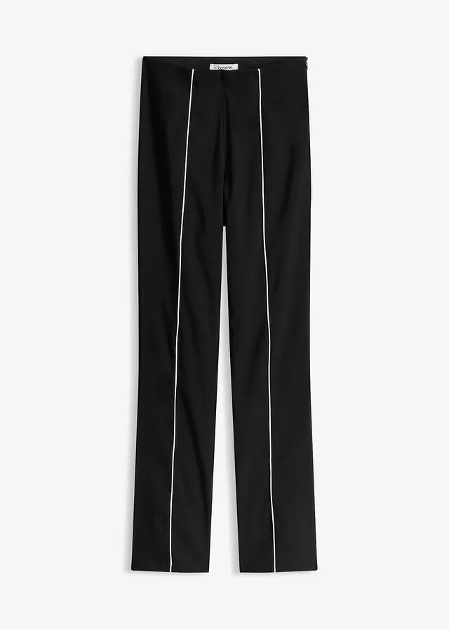 Pantalón elástico acampanado de bengalina