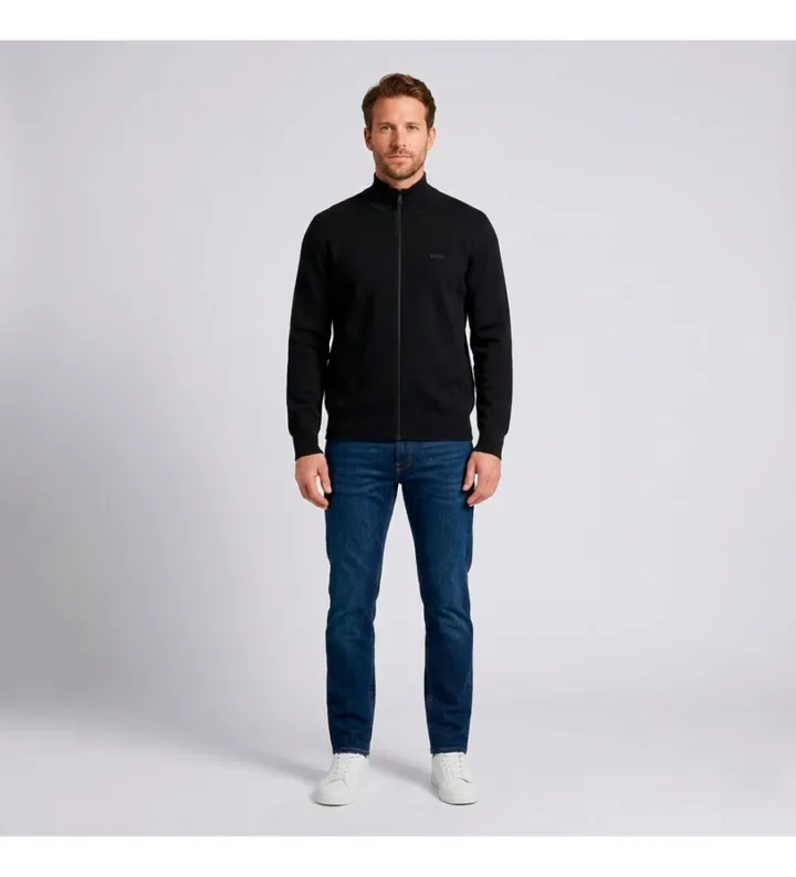 BOSS para hombre. 50555496 Sudadera Skaz negro (L), Casual, Algodón