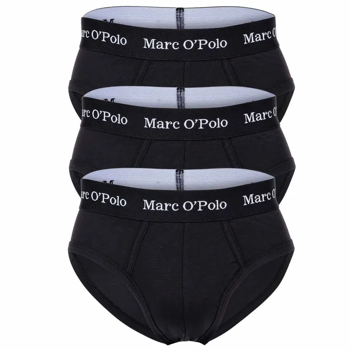 Marc O'Polo Braga 'Essentials' negro / blanco