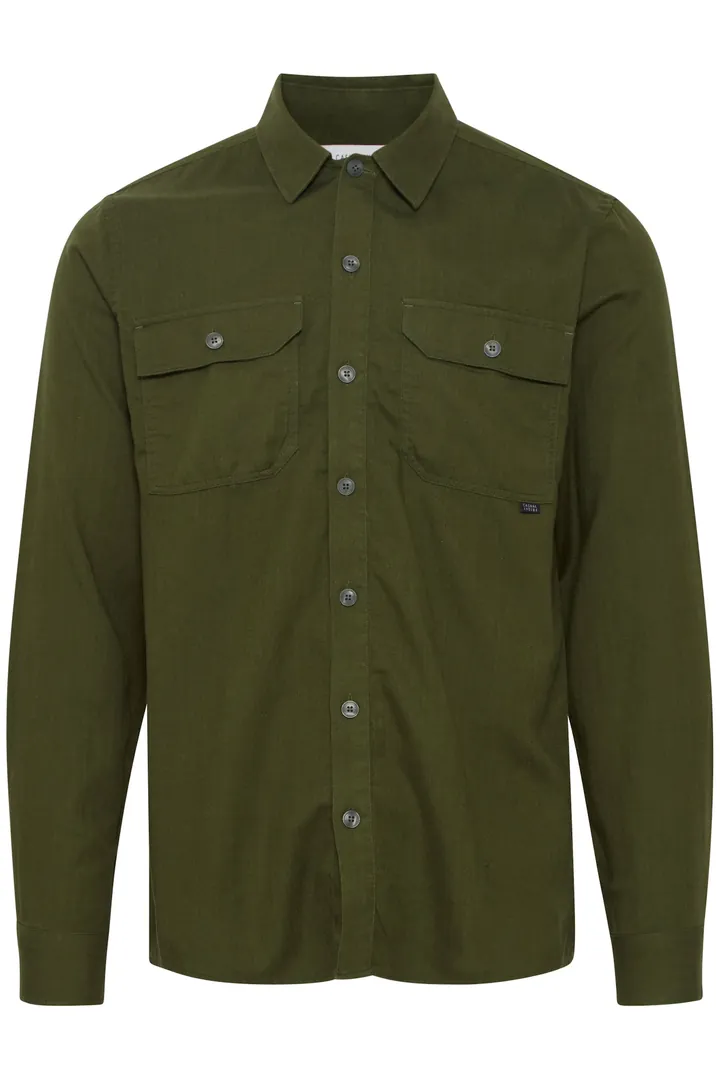 Casual Friday Camisa  verde oscuro