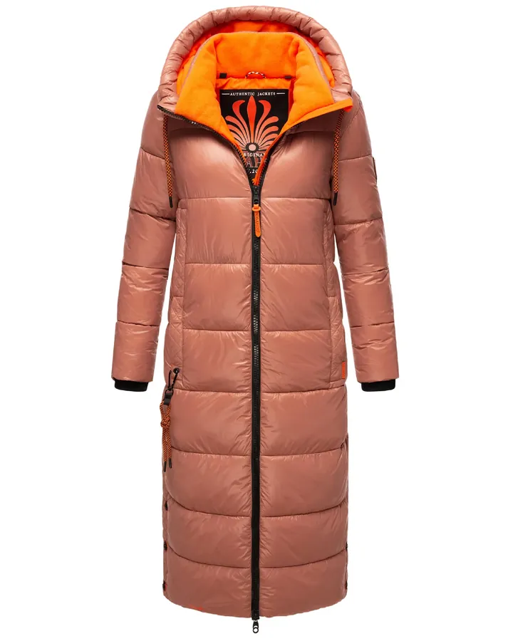 NAVAHOO Abrigo de invierno  marrón claro / naranja
