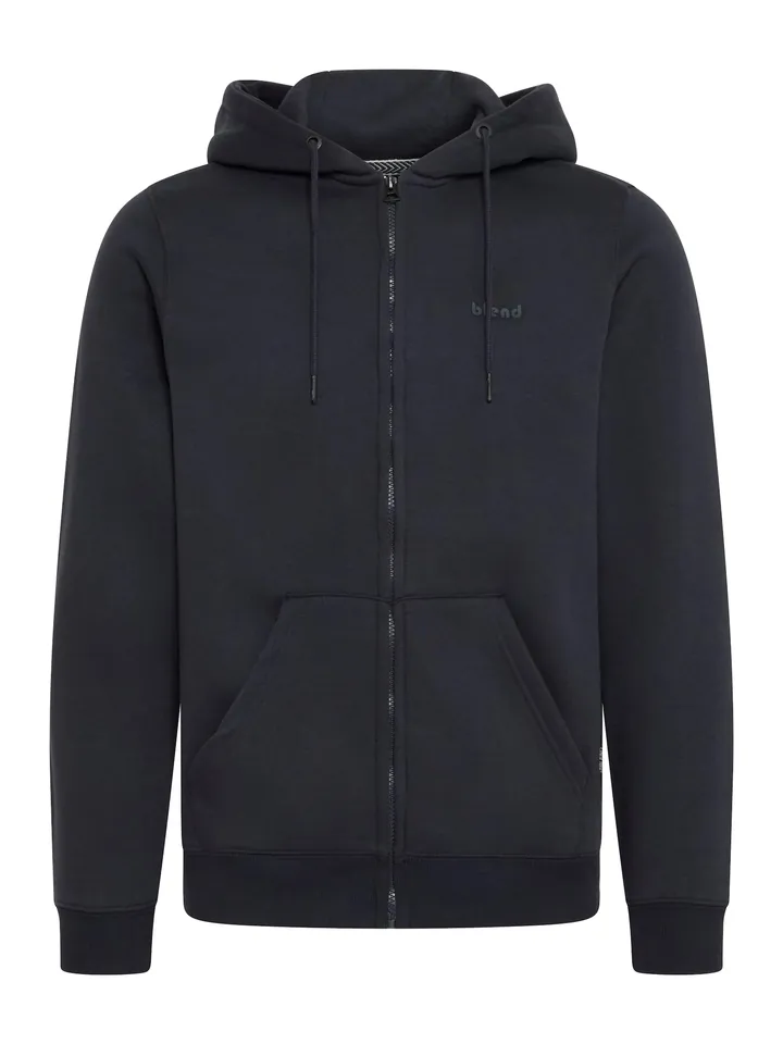 BLEND Sudadera con cremallera 'BHDownton'  navy