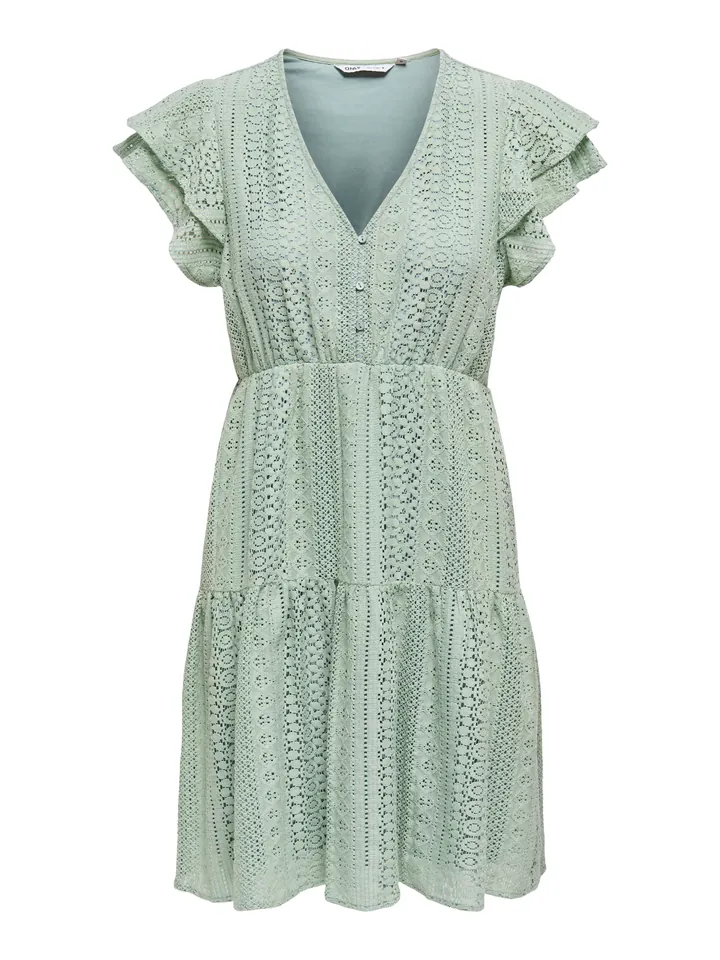 ONLY Vestido verde pastel