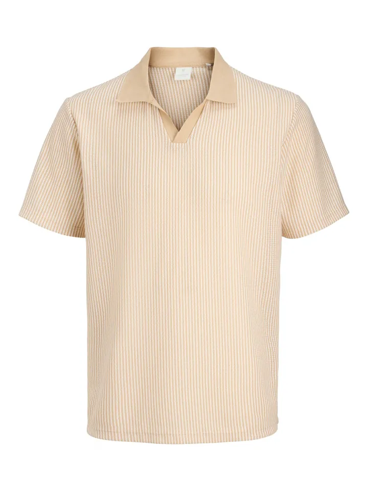 JACK & JONES Camiseta  marfil / blanco