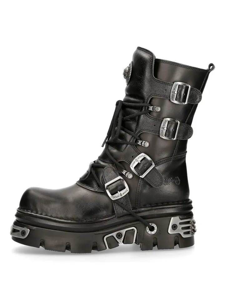 New Rock Botas con cordones 'M-373-S4' negro