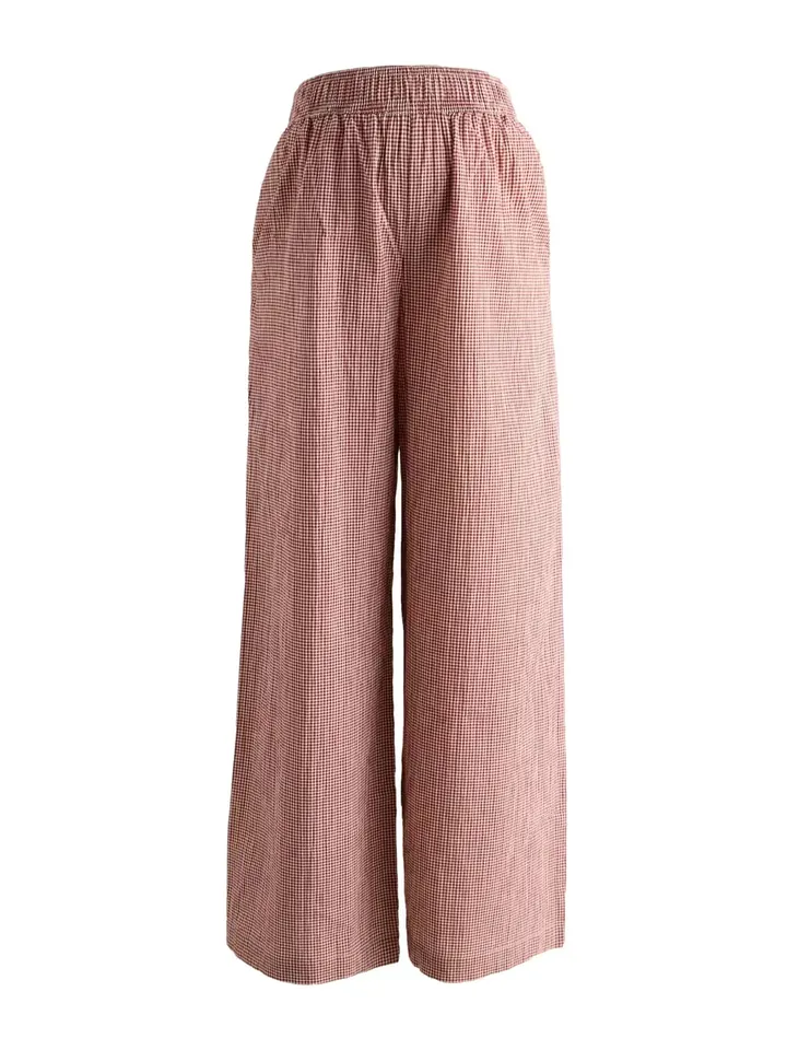 Next Pantalón beige claro / rojo