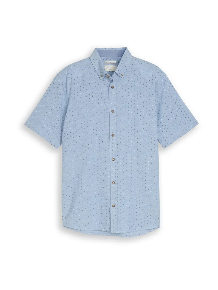 TOM TAILOR Camisa navy / azul claro / blanco