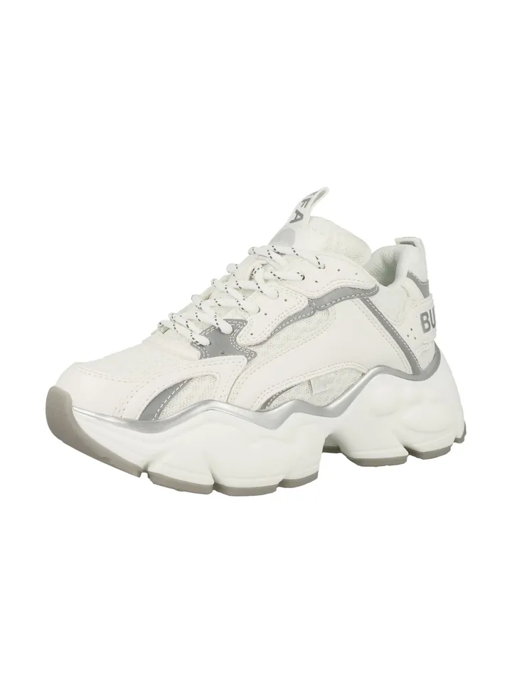 BUFFALO Zapatillas deportivas bajas 'Binary Shadow' gris / plata / blanco