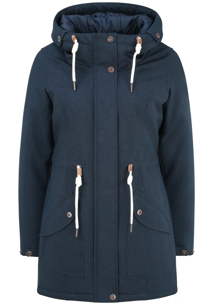 Oxmo Parca de entretiempo 'Melly' navy / marrón