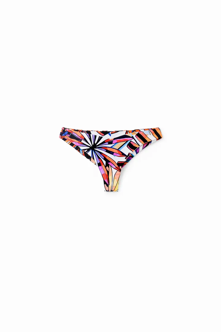 Desigual, Braguita bikini tropical, Blanco, L