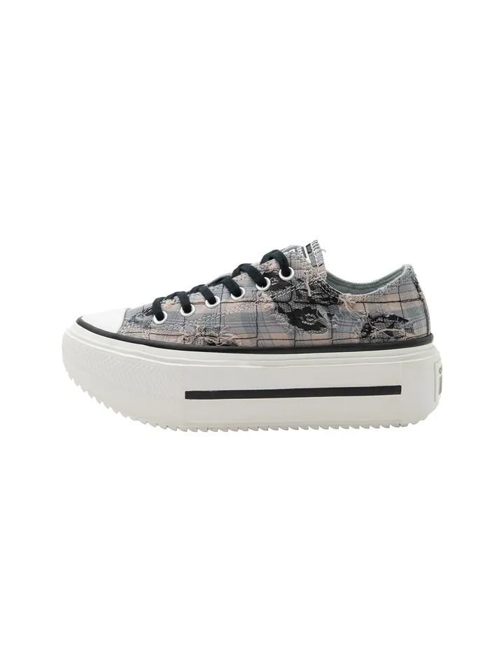 CONVERSE Zapatillas deportivas bajas 'CTAS LIFT DOUBLE STACK'  beige / azul paloma / negro