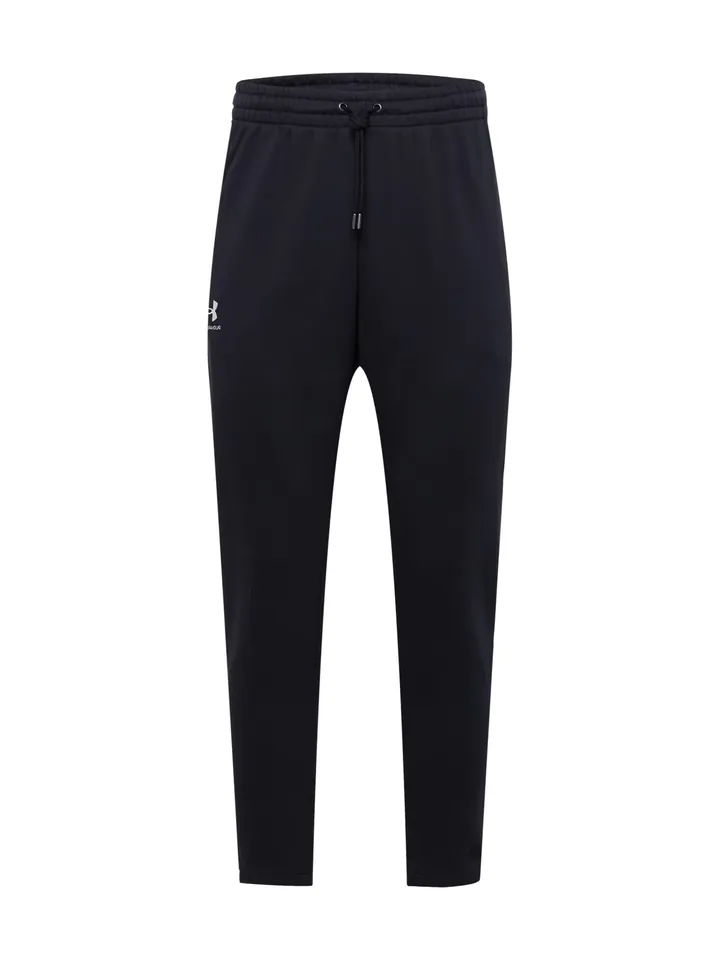 UNDER ARMOUR Pantalón deportivo 'Essential' negro / blanco