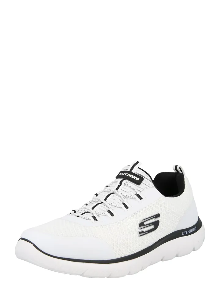 SKECHERS Zapatillas sin cordones 'SUMMITS REPINSKI'  negro / blanco
