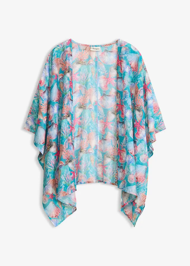 Kimono transparente para playa
