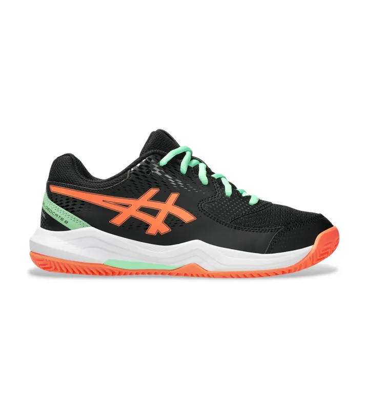 Asics para mujer/niña. 1044A064 Zapatillas Gel Dedicate 8 Padel negro (33.5), Plano, Cordones, Casual, Deportivo, Running, Tenis/Padel, Mult