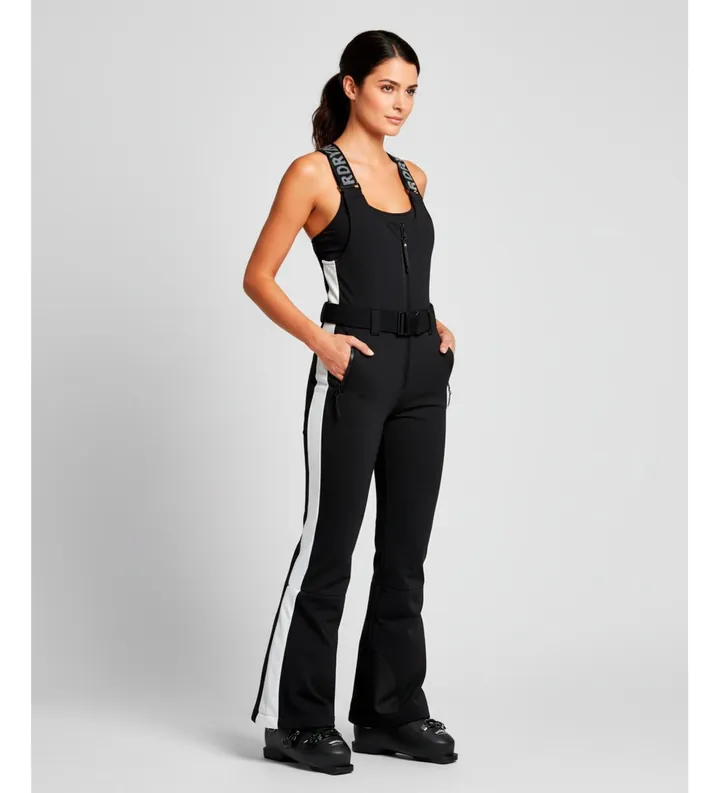 Superdry para mujer. WS110185A Mono Luxe Ski negro (L), Casual, Poliamida, Nieve