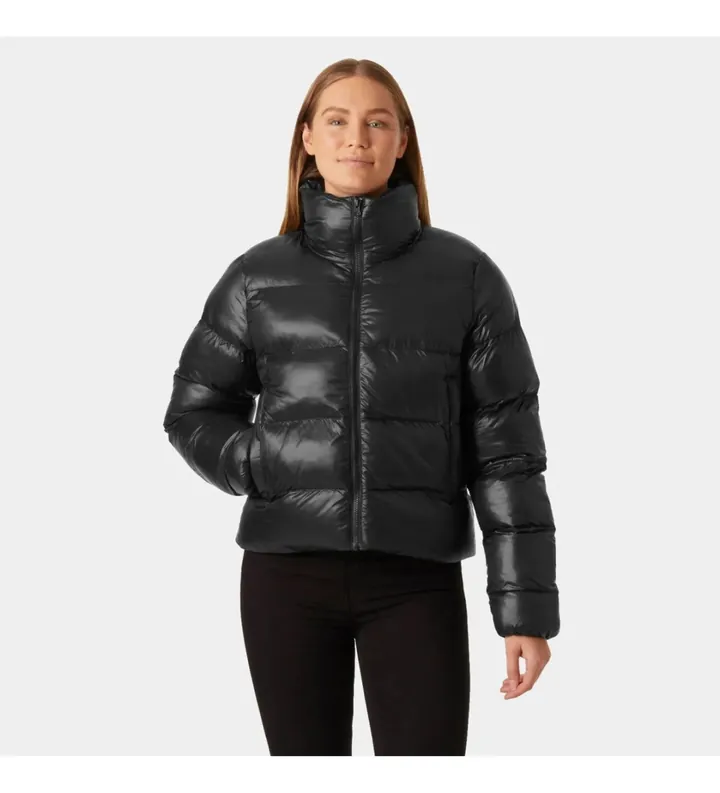 Helly Hansen para mujer. 53109 Chaqueta Jade Puffer negro (S), Casual, Poliamida