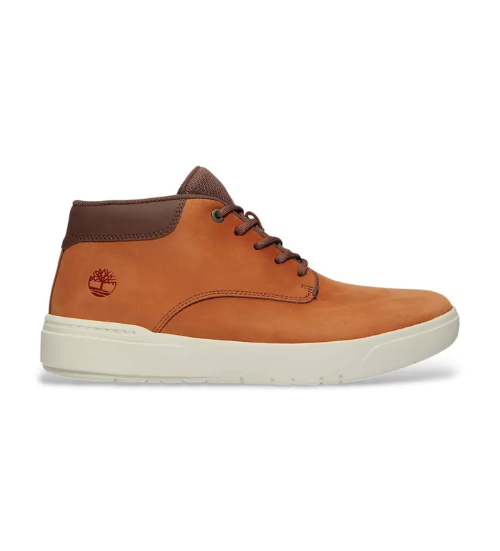 Timberland para hombre. TB0A69M1EM51 Zapatilla de Piel Seneca Bay marrón (40), Plano, Cordones, Casual