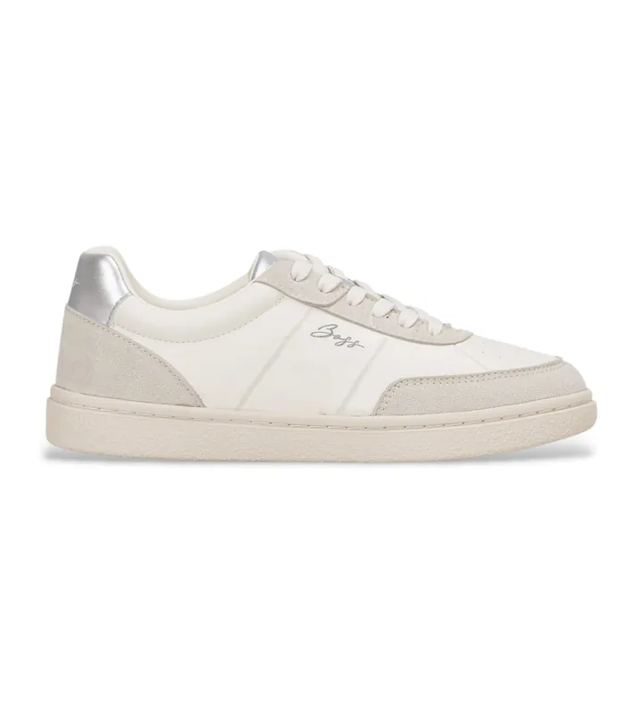 BOSS para mujer. 50563483 Zapatillas Everlynn blanco (37), Piel, Plano, Cordones, Casual