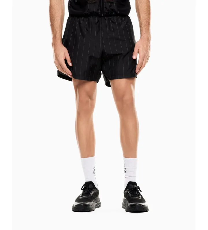 EA7 para hombre. 7M001354_AF21229 Pantalones Cortos Ventus+ M Negro (3XL), Deportivo, Sportswear, Multideporte, Poliéster