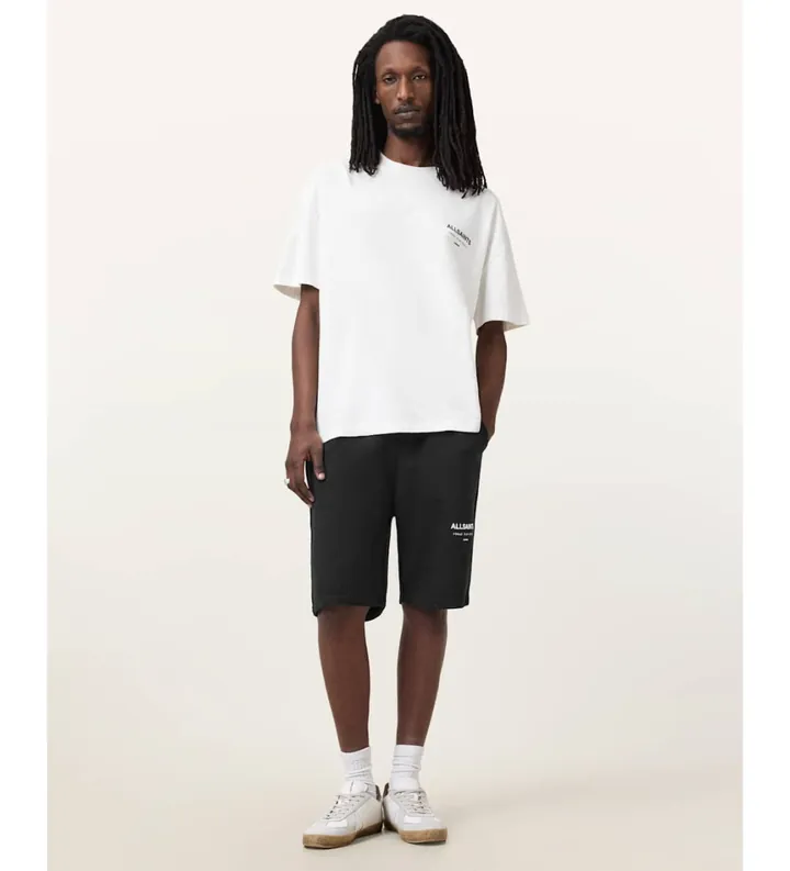 ALL SAINTS para hombre. M002TC Shorts Underground negro (XL), Casual, Algodón