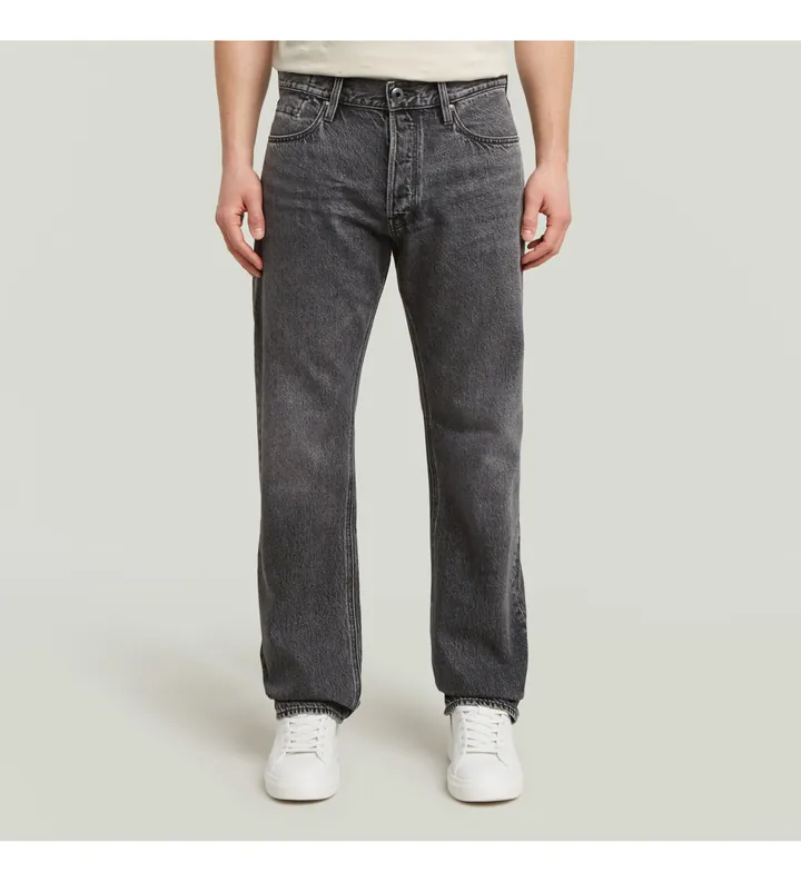 G-Star para hombre. D23691-D933-H087 Jeans Dakota Regular Straight gris (32/32), Casual, Denim, Sostenible, Algodón Reciclado