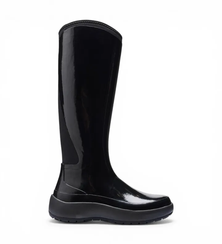 Rains para mujer. 70220 Botas The Dry High negro (37), Plano, Ninguno, Casual, PVC