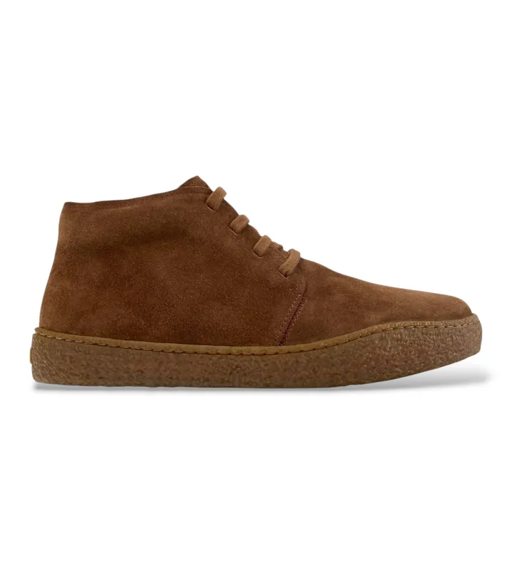 Camper para hombre. K300467-012 Botines de piel Peu Terreno marrón (40), Plano, Ninguno, Casual
