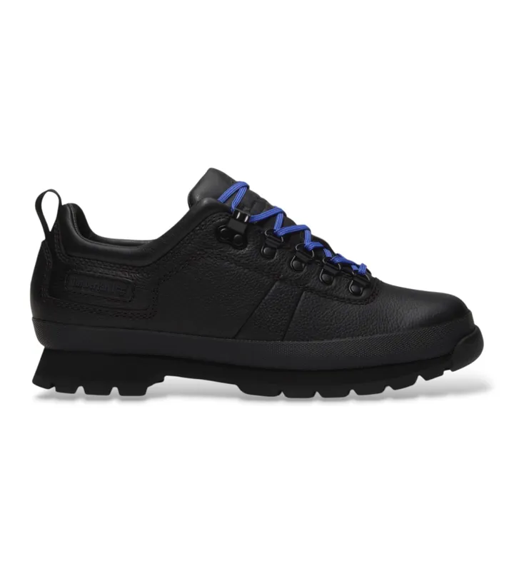 Timberland para hombre. TB0A443ZW021 Zapatillas de piel Euro Hiker negro (39.5), Plano, Cordones, Outdoor
