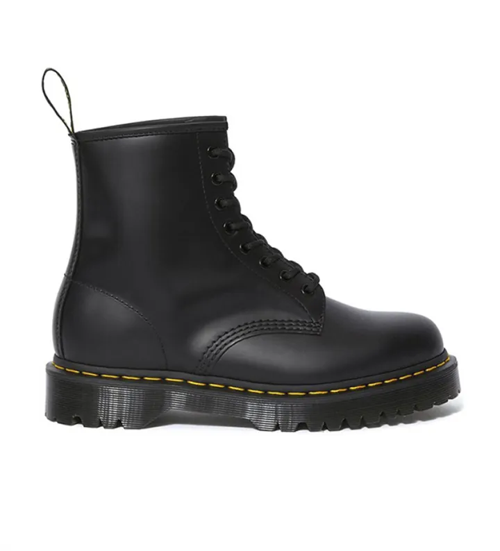 Dr Martens para mujer. 25345001 Botas de piel 1460 BEX negro (37), Cordones, Casual