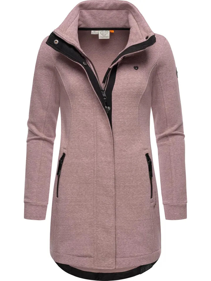 Ragwear Sudadera con cremallera 'Letrice' ciruela
