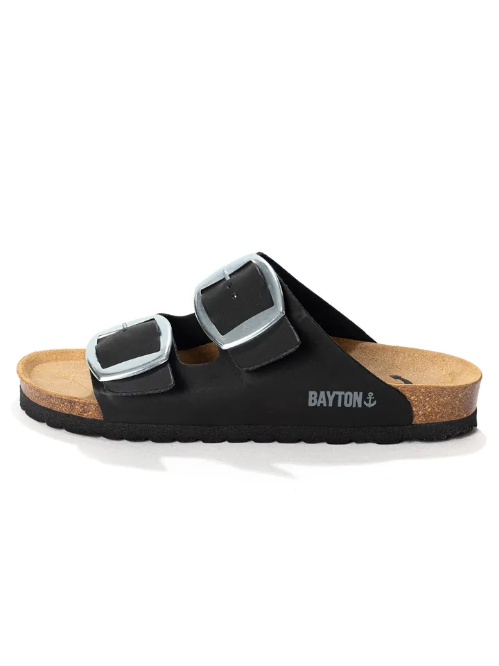 Bayton Zapatos abiertos 'ALICANTE' gris / negro