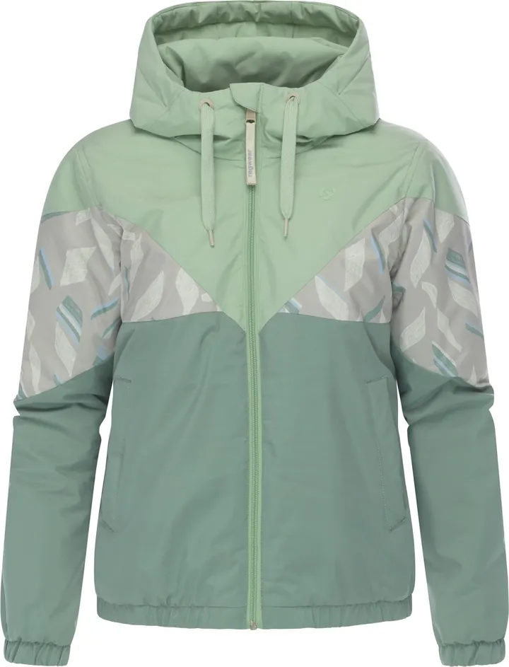 Ragwear Chaqueta funcional 'Rochele' azul claro / piedra / verde / manzana