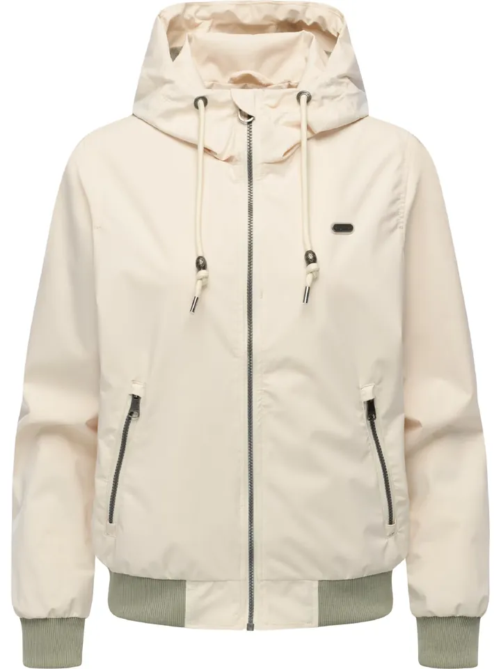 Ragwear Plus Chaqueta funcional 'Nuggeta' ecru / caqui
