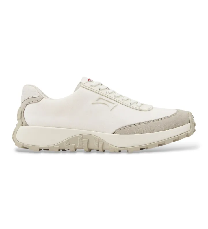Camper para hombre. K100864-007 Zapatillas de piel Drift Trail blanco (40), Tela, Plano, Cordones, Casual