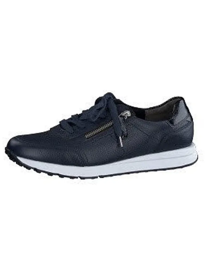 Paul Green Calzado deportivo con cordones 'Sneaker Low Damen 4085 327 Echtleder in blau'  azul