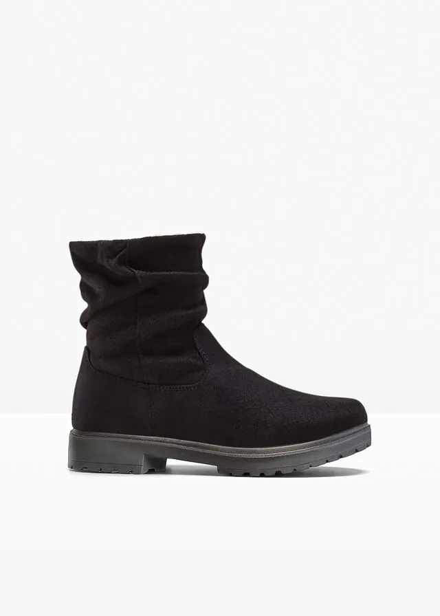 Botas con fruncido