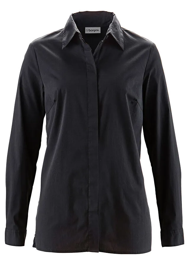Blusa elástica larga