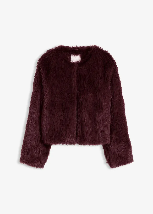 Chaqueta de pelo sintético