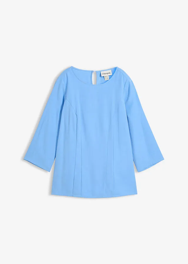 Blusa de mezcla de viscosa fluida