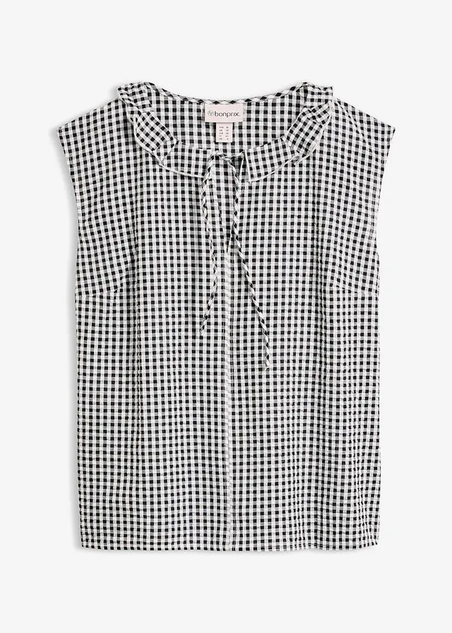 Blusa tipo túnica de algodón puro