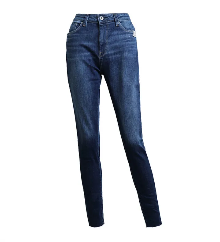 Pepe Jeans para mujer. PL202285HH70 Jeans Dion Skinny Fit azul (35), Casual, Algodón, Denim, Poliéster, Viscosa, Elastano